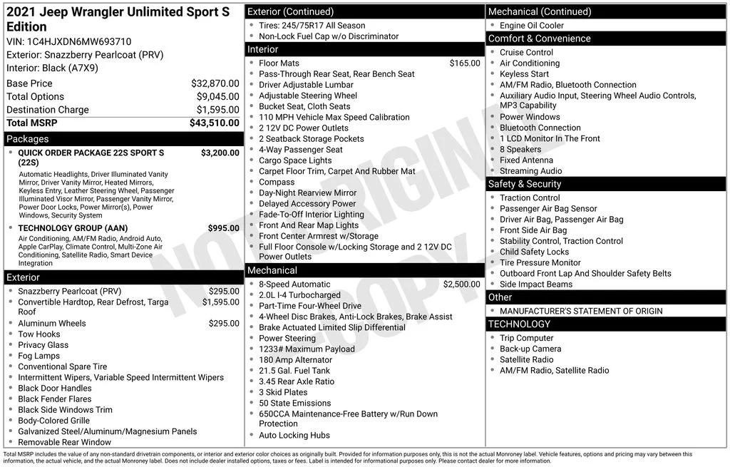 jeep wrangler unlimited 2021 1C4HJXDN6MW693710 image jeep wrangler unlimited 2021 1C4HJXDN6MW693710 image
